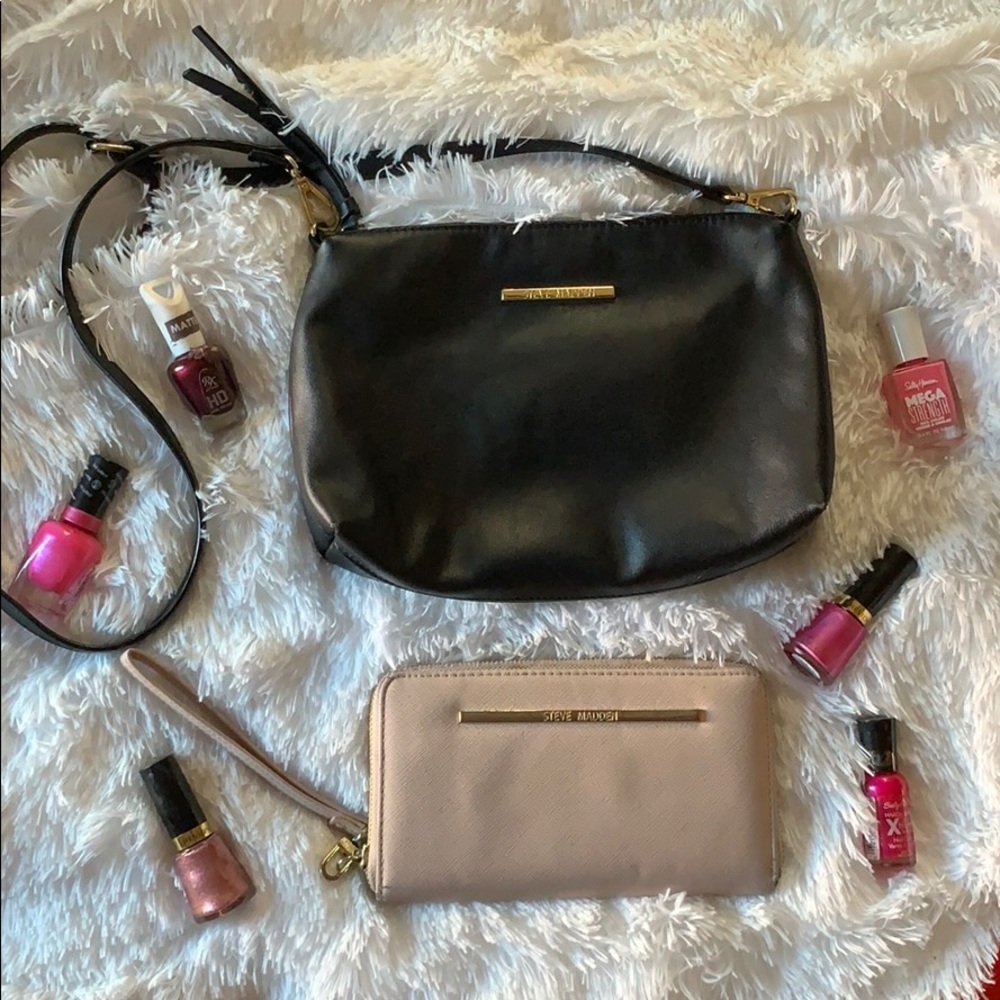Steve Madden Crossbody Purse + Wallet